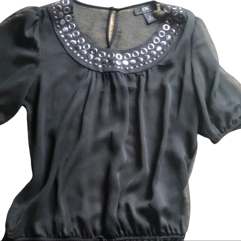 I.N. San Francisco  scoop neckline top